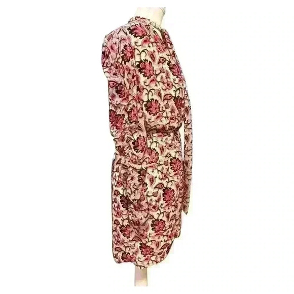 ML Monique Lhuillier Printed Velvet Cocktail Dress Size 4 NWT - Picture 7 of 16